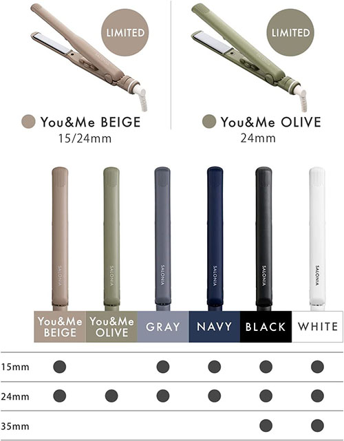 ネイビー 15mm アイロン 家電 美容 美容家電 ヘアケア MAX230℃ プロ仕様 男性 - 画像 (5)